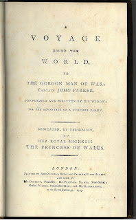 Title page to Voyage Round the World, 1795