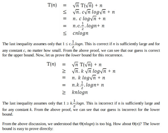 Master Theorem