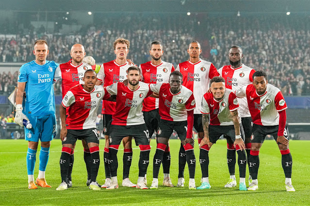 FEYENOORD ROTTERDAM. Temporada 2023-24. Timon Wellenreuther, Gernot Trauner, Mats Wieffer, Dávid Hancko, Yankuba Minteh, Lutsharel Geertruida. Igor Paixão, Luka Ivanušec, Calvin Stengs, Quilindschy Hartman, Quinten Timber. FEYENOORD ROTTERDAM 2 🆚 CELTIC F. C. 0 Martes 19/09/2023, 21:00 horas. Liga de Campeones, fase de grupos, Grupo E, jornada 1. Rotterdam, Países Bajos, Stadion Feijenoord ‘De Kulp’: 44.008 espectadores. GOLES: ⚽1-0: 45+2’, Calvin Stengs. ⚽2-0: 76’, Alireza Jahanbankhsh.