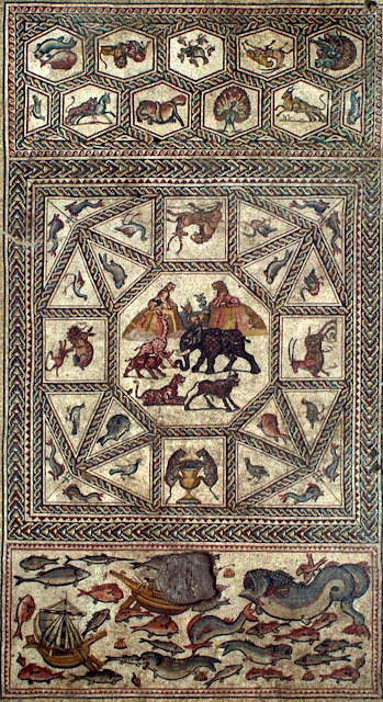 Between land and sea: The extraordinary bestiary of the Roman mosaic of Lod on view at The Louvre