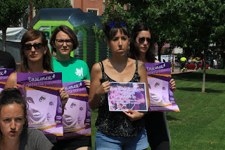 Presentación de los actos feministas para las fiestas del Carmen