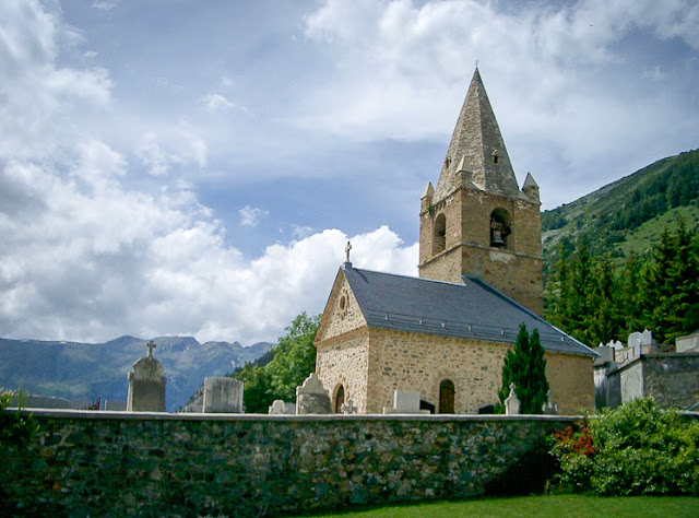 Church of Sainte Anne - the church on Alpe d'Huez.