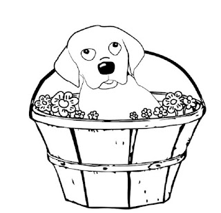 coloring pages of dogs for kids