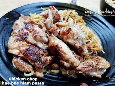Hae bee hiam pasta with chicken chop - Indulge at RedHouse Upper Thomson - Paulin's Munchies