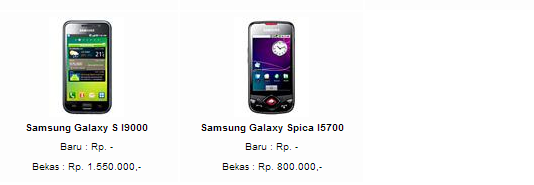 Harga Samsung galaxy Terlaris | informasi gadget terbaru