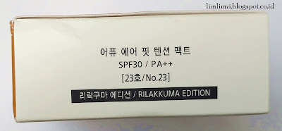 Rilakkuma X A'PIEU Air Fit Tension Pact No. 23