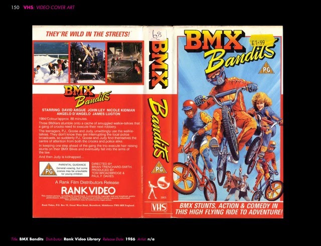 VHS Video Cover Art 1980s to Early 1990s BMX Bandits