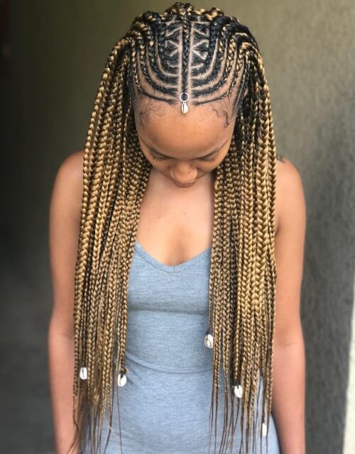 Artistic fulani braid crown hairstyles 2018 for african 