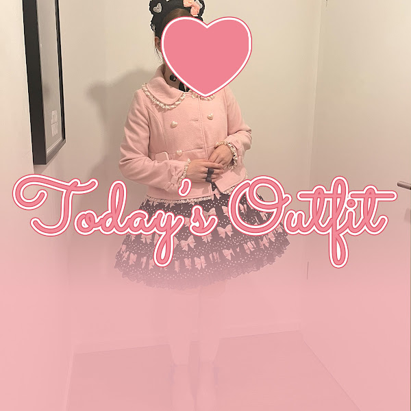 pink and black lolita outfit