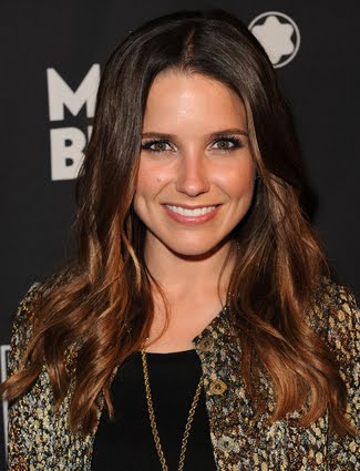 Sophia Bush TwoToned Waves Hairstyle