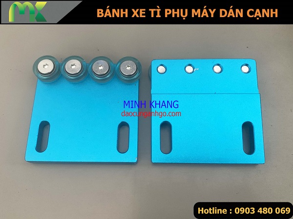 Bánh xe tì phụ máy dán cạnh 4 vòng bi