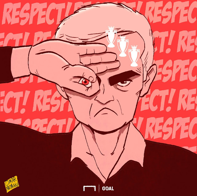 The Mourinho challenge cartoon