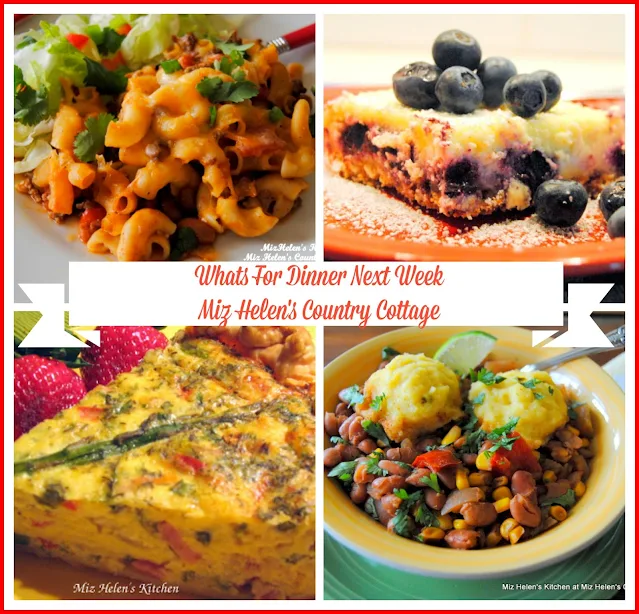 Whats For Dinner Next Week,9-27-20 at Miz Helen's Country Cottage