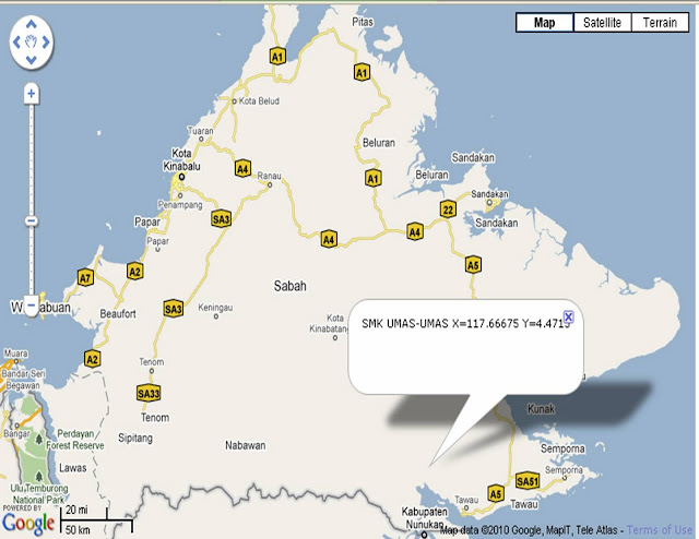 PUSAT SUMBER SMK UMAS-UMAS,TAWAU,SABAH: Lokasi PSS