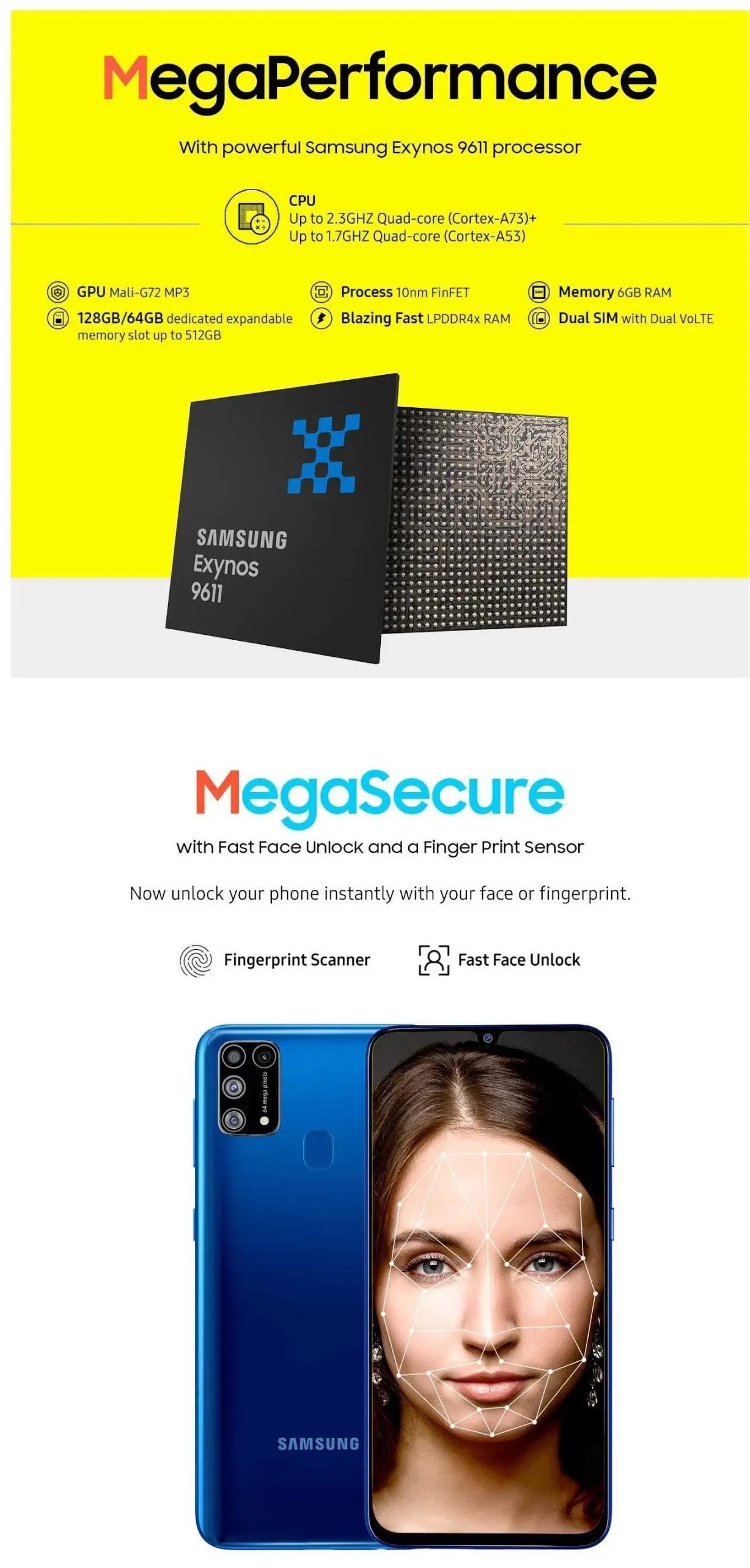 Samsung Galaxy M31 Prime with 6,000mAH Battery finally listed on Amazon with key details