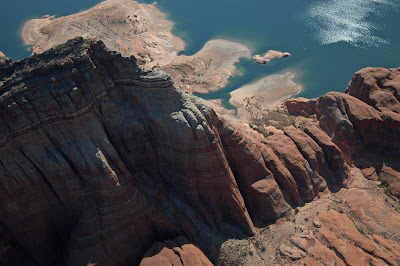 here's a bird's-eye view as the plane banks after take-off