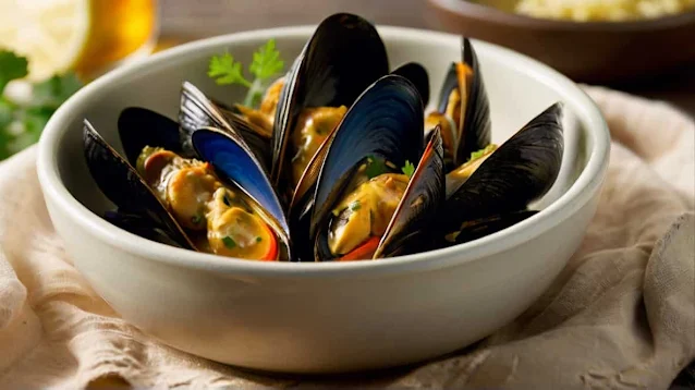 Steamy Curried Mussels for Two - A Romantic Culinary Adventure