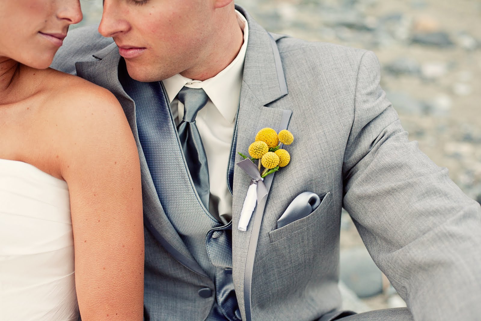 Yellow and Grey Modern Beach