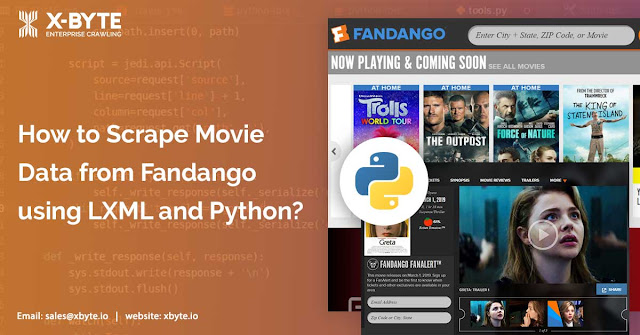 Scrape Movie Data from Fandango using LXML and Python