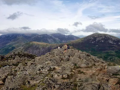 Summit ridge of Haystacks