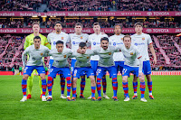 📸F. C. BARCELONA 📆3 marzo 2024 ⬆️Ter Stegen, Ronald Araújo, Andreas Christensen, Robert Lewandowski, JUles Koundé, Pau Cubarsí. ⬇️João Cancelo, Raphinha, Pedri, İlkay Gündoğan, Frenkie De Jong. ATHLETIC CLUB 0 🆚 F. C. BARCELONA 0 Domingo 03/03/2024, 21:00 horas. Campeonato de Liga de 1ª División, jornada 27. Bilbao, Vizcaya, estadio de San Mamés: 50.295 espectadores. GOLES: ⚽No hubo.