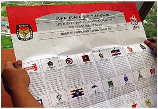 Surat Suara Pemilu 2009