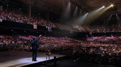 George Michael at Earls Court. London, 2008.