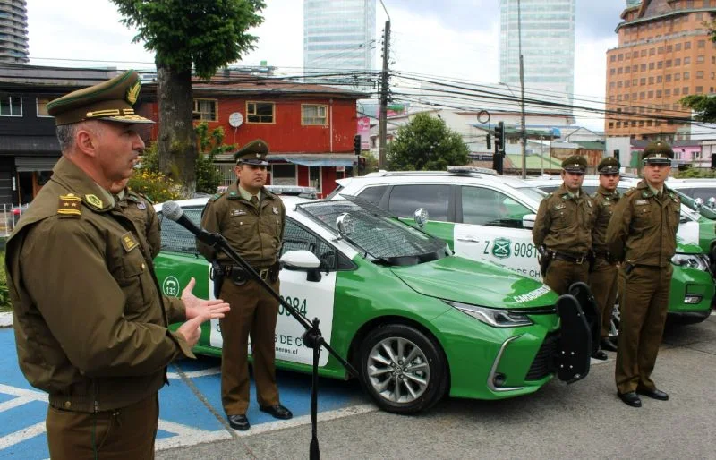 Carabineros recibe nuevos vehículos en la Región de Los Lagos