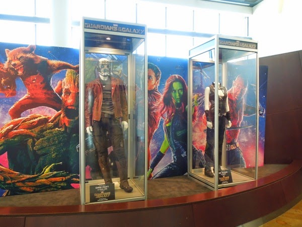 Guardians of the Galaxy movie costume exhibit