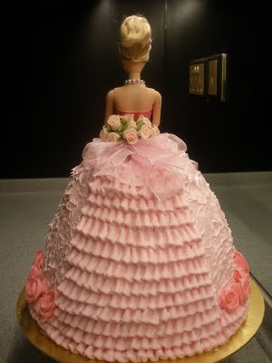 Pink Barbie Birthday Cakes