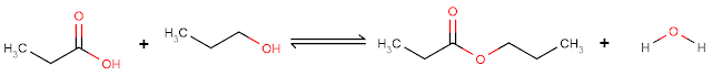 Reaksi esterifikasi asam karboksilat