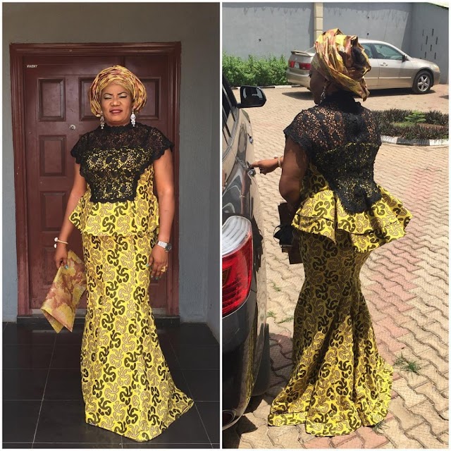 Check Out This Creative Ankara Style For Ladies
