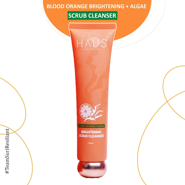 HAUS SKIN SCRUB CLEANSER BLOOD ORANGE ALGAE BRIGHTENING KLIK PADA GAMBAR UNTUK TEMPAHAN