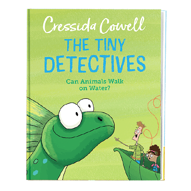 McDonalds Tiny Detectives Books by Cressida Cowell 2021 - Can Animals Walk on Water?