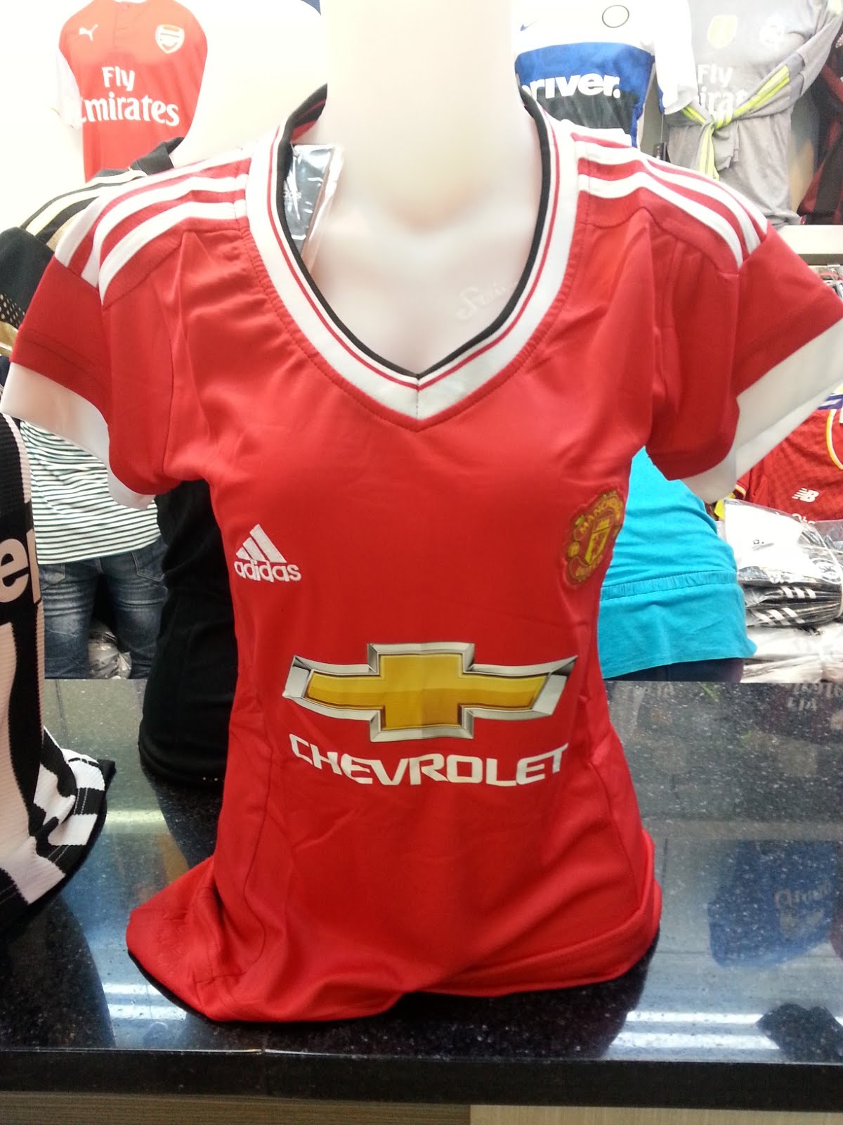 Jual Jersey Ladies Man United Home Official Terbaru Musim 2015