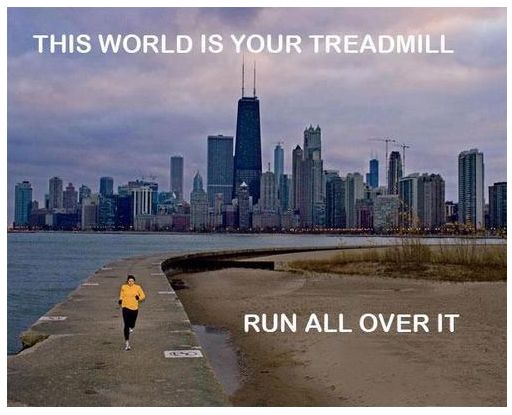 Inspirational Health Quotes - run all over it