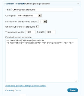 WP E-Commerce Random Product Widget 