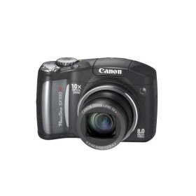 canon powershot sx100is 8mp digital camera with 10x optical image stabilized zoom black