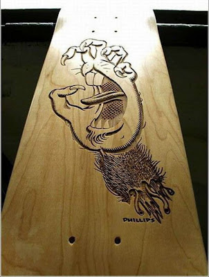 Laser wood engraving