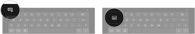 The Touch Keyboard in Windows 10