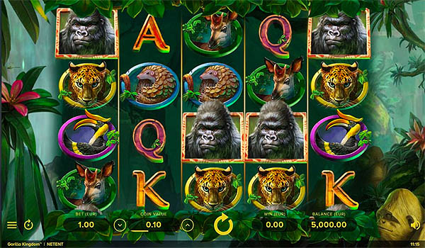 Main Gratis Slot Indonesia - Gorilla Kingdom (NetEnt)