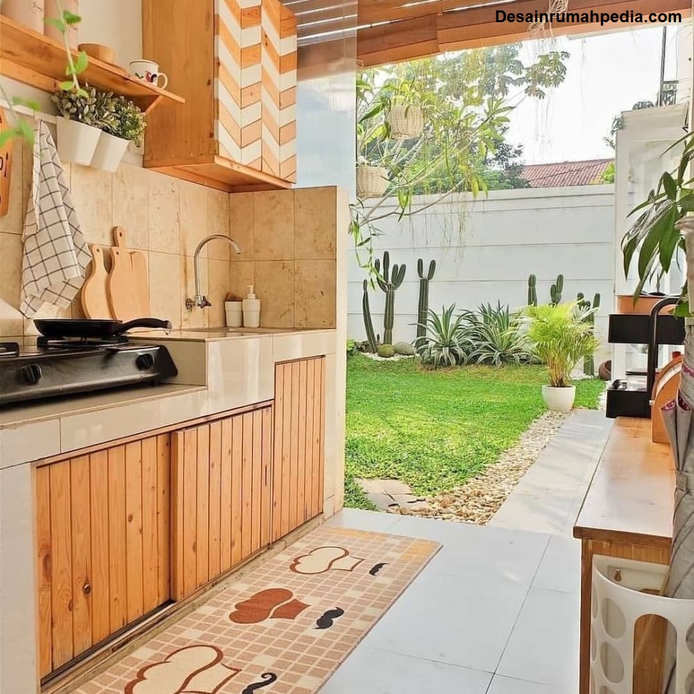 Desain Dapur Terbuka Outdoor Di Rumah Minimalis Yang Trend Tahun Ini Desainrumahpediacom Inspirasi Desain Rumah Minimalis Modern