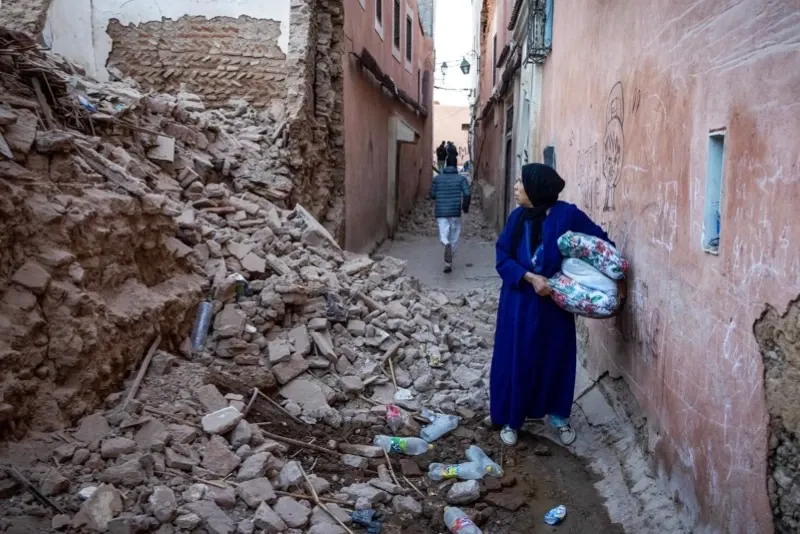 صور من زلزال المغرب