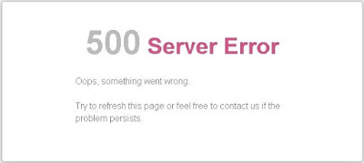 Chi tiết lỗi 500 Internal Server Error 