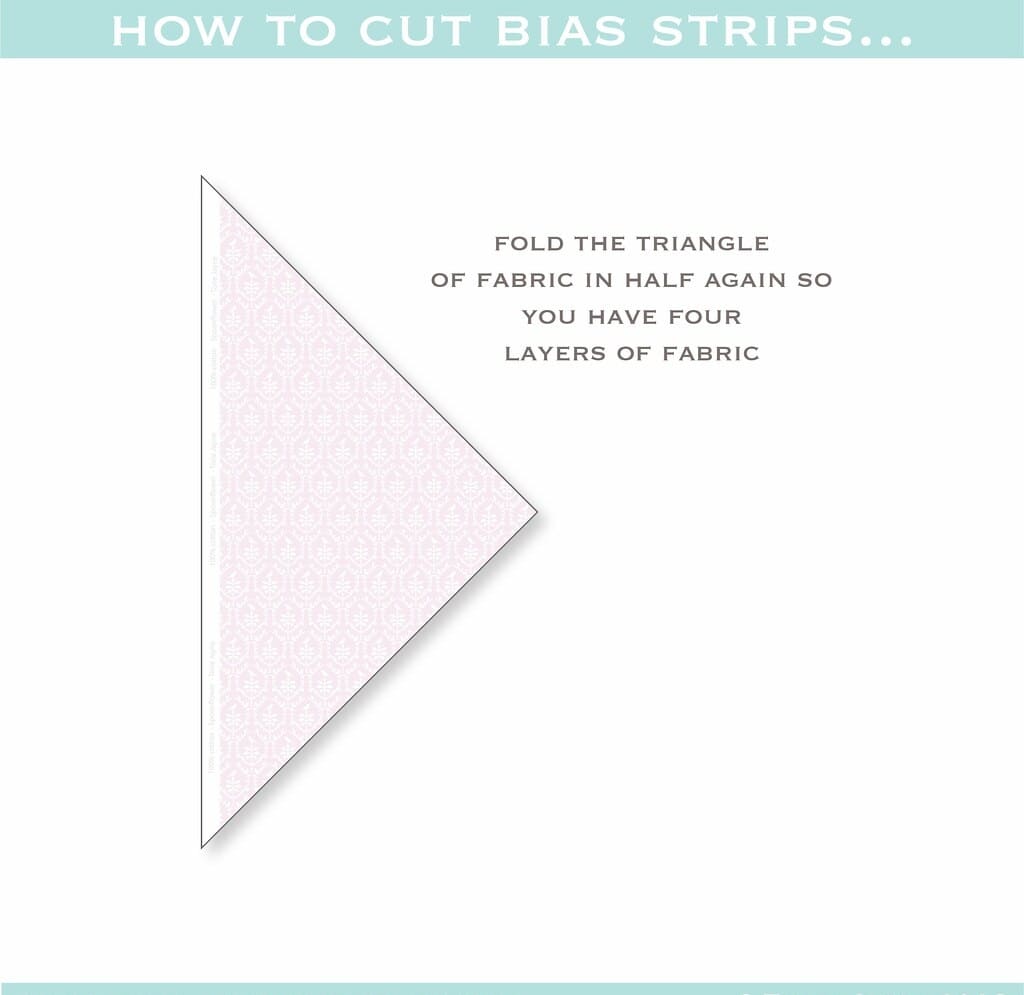 How to Cut and Sew Bias Strips