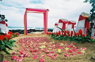 Outdoor Fall Wedding Beach