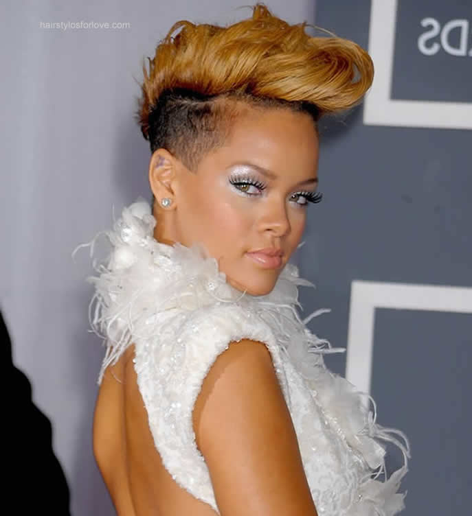 rihanna short hairstyles