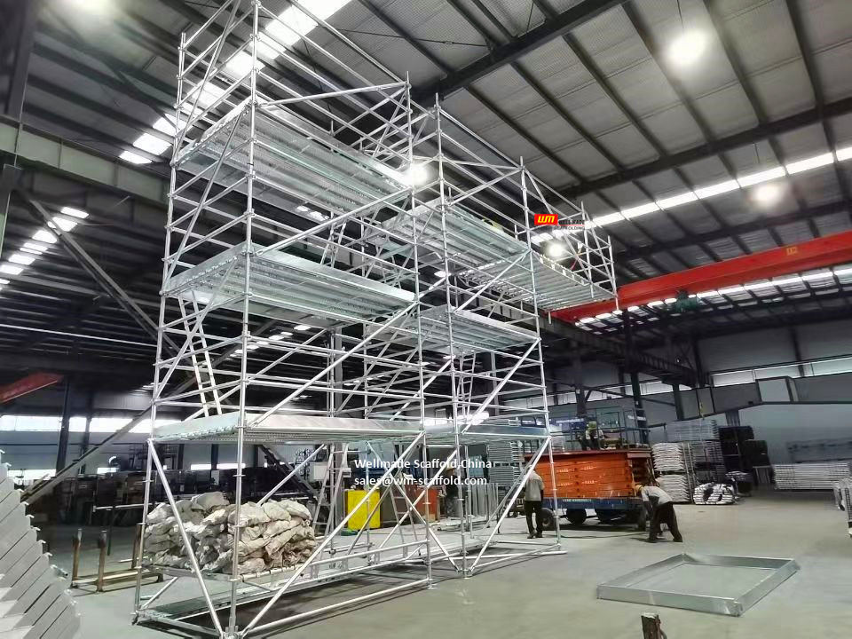 ringlock scaffolding tower  HDG Steel Multidirectional Scaffold- Wellmade China