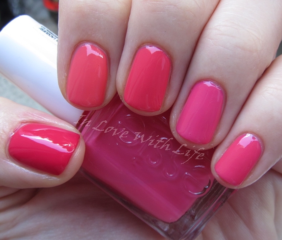 Vergleich Pink Korall Nagellacke