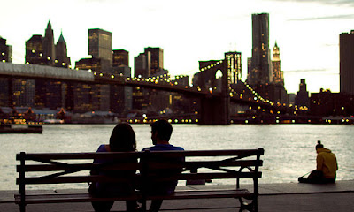 Secrets You Should Keep from Your Girlfriend man woman sitting on bench bridge talking couple flirting  